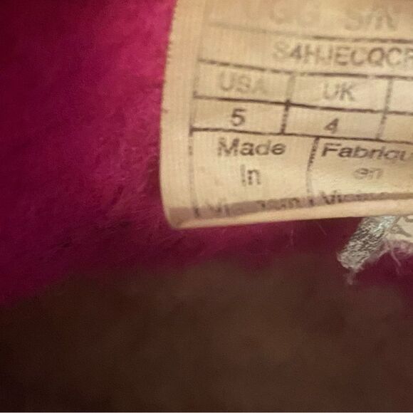 UGG CLASSIC CLEAR MINI ROCK ROSE PINK WATERPROOF ANKLE BOOT SIZE 5 WOMEN - Picture 9 of 10